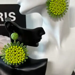 Distinctive Lime Earrings