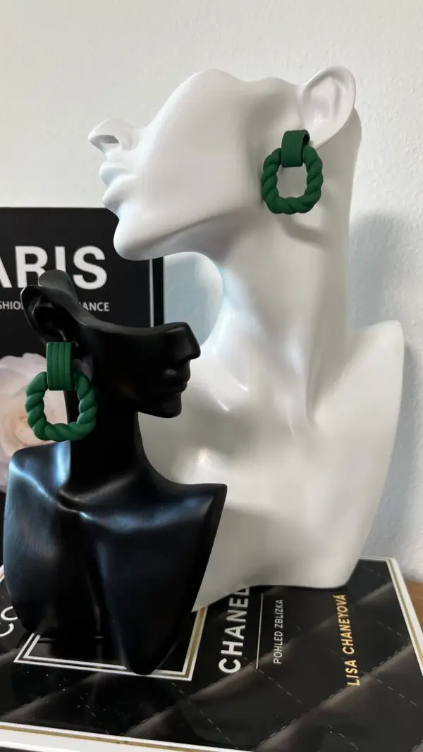 Green Earrings
