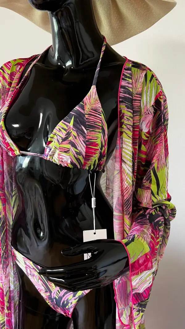 Pink beach cardigan in size M - Image 2
