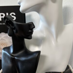 Black Tear Earrings
