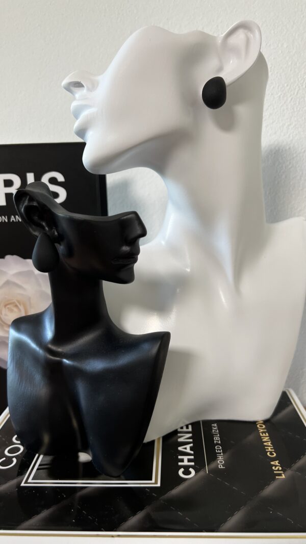 Black Tear Earrings
