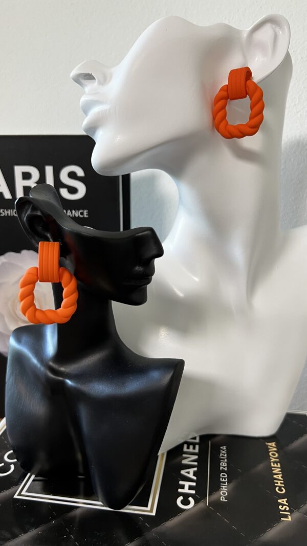 Orange Earrings